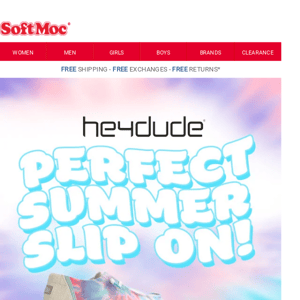 Hey Dude - Perfect Summer Slip on!