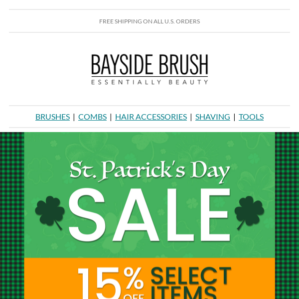 Don't get pinched! 🍀 St. Patty's styles 15% off!