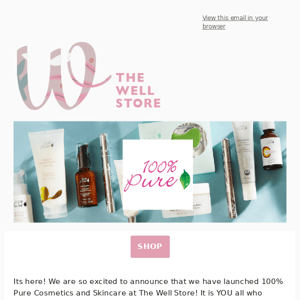 ITS HERE!! 100% PURE COSMETICS
