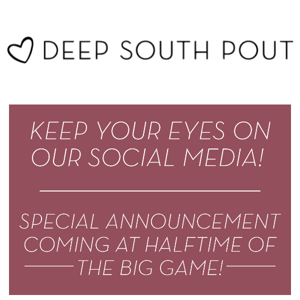 special announcement coming soon 📢