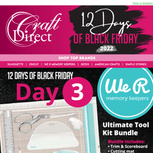 Black Friday SALE! Day 3! NOW!