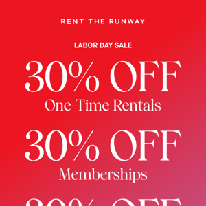 Save on memberships *and* one-time rentals!