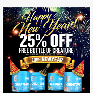 ⏰ Last Chance for 25% Off & FREE Creature