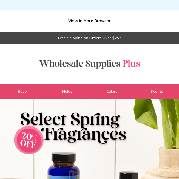☀️🌸 20% Off Spectacular Spring Fragrances  🌱🌼