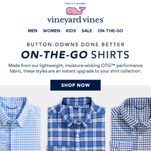 Add To Closet: New On-The-Go Shirts