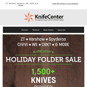 Holiday Folder Sale - Starts NOW!