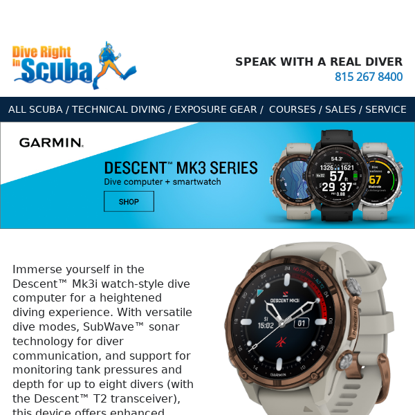 New Descent MK3 Series by Garmin