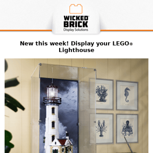 Showcase the LEGO Lighthouse 💡