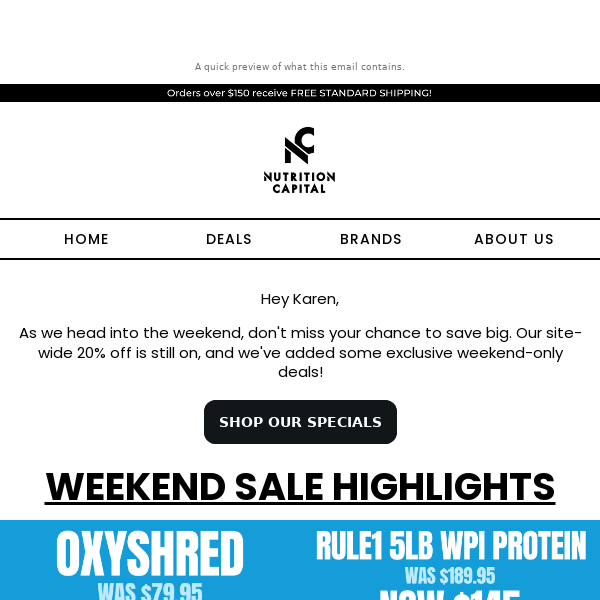 Weekend Sale: Save on OXY, R1, and More!