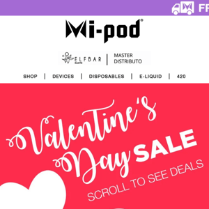 Mi-Pod Online | Valentine's Day Deals