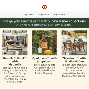 Patio inspo, only at Target ☀️