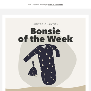 Save 40% instantly on our latest Bonsie of the Week!
