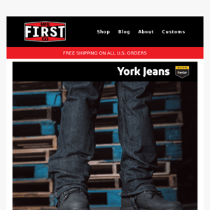 First Mfg Co - Moto Jeans and More