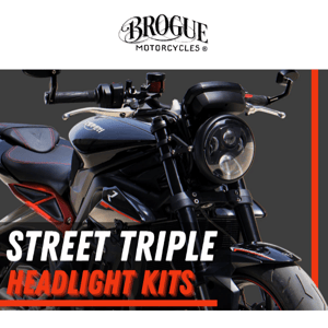 Brogue Moto Street Triple 765 LED Headlight Kits
