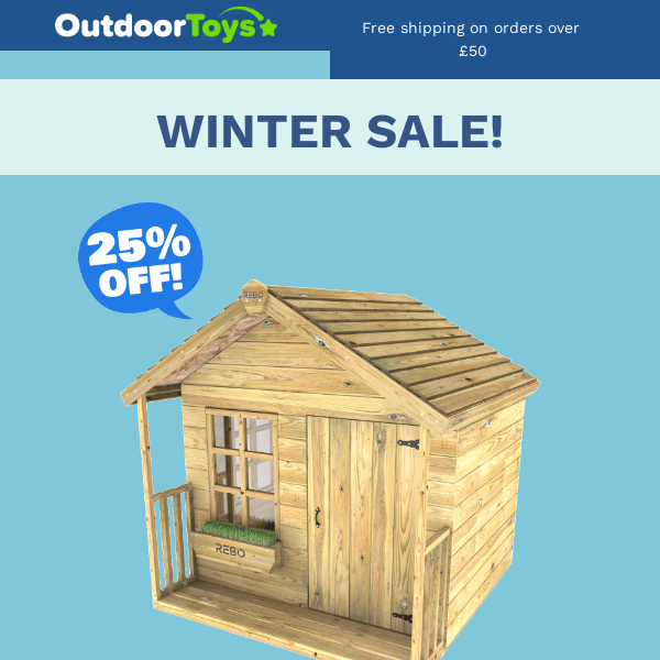 Up To 30% OFF Playhouses! 🏠