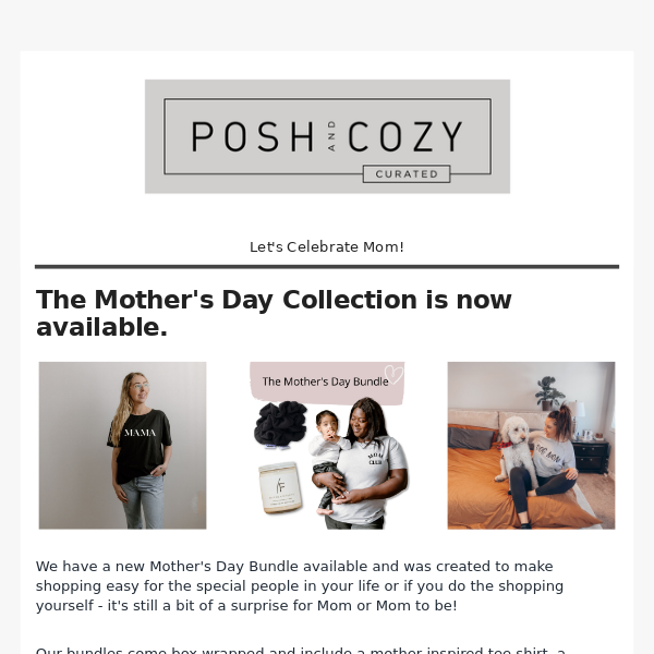 NEW: Mother's Day Collection