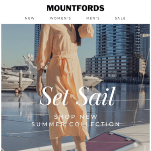 Set Sail this Summer with Mountfords