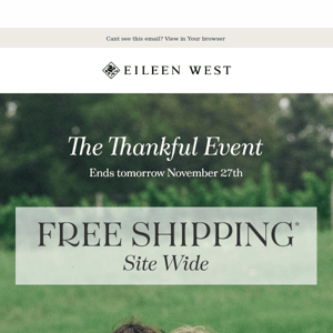 Thankful Event: New Markdowns & Free Shipping