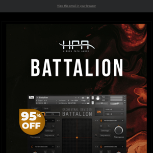 🔥Insane Deal: Get 95% Off Battalion by Hidden Path Audio!