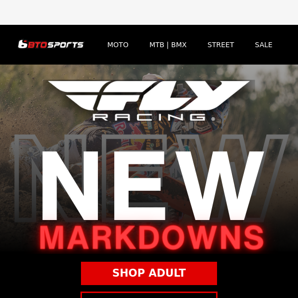 Up to 60% OFF on Fly Racing!