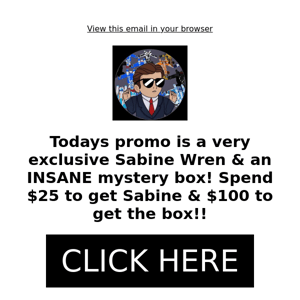 FREE SABINE WREN AND MYSTERY BOX!