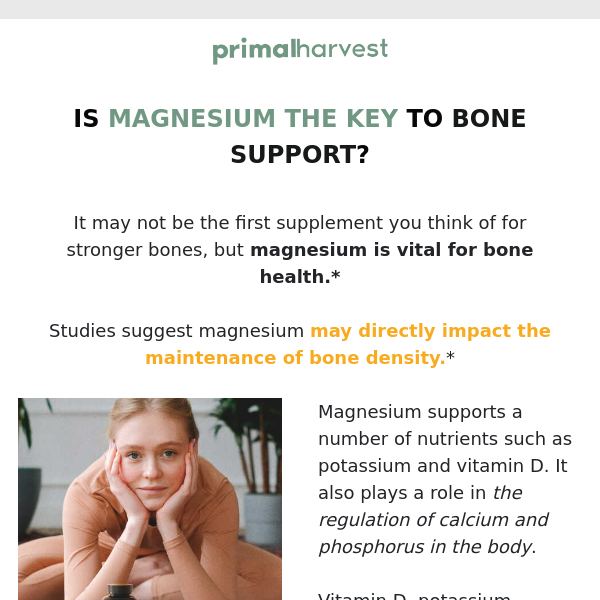 Why does bone density matter? Learn more...