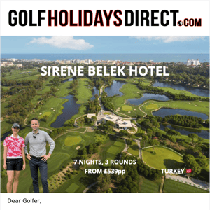 Sirene Golf Resort Turkey 😍⛳