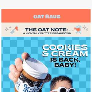 THE OAT NOTE: a new era of GB, goodbye 🍪 & more spring updates 🌷