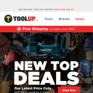 Top Cordless Price Cuts This Month - While Supplies Last