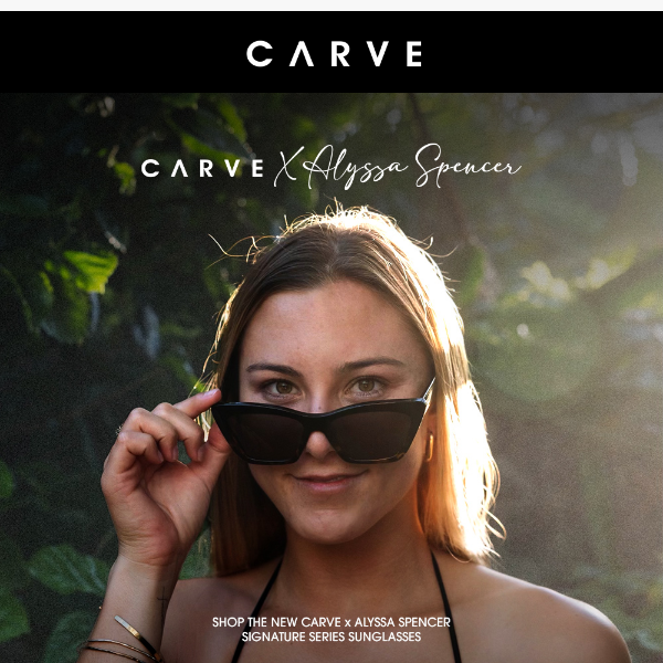 NEW ✨ CARVE X Alyssa Spencer Signature Series Sunglasses