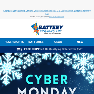 Cyber Monday EXTENDED! Hundreds of Battery Deals are Waiting!