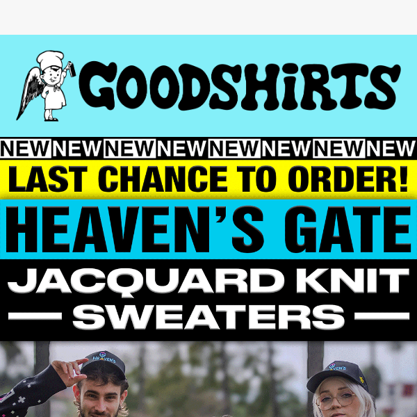 Heaven’s Gate Knit Sweaters RUNNING LOW!
