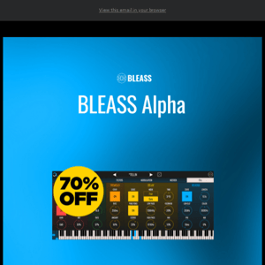 🔥 70% Off BLEASS Alpha Synth Bundle!