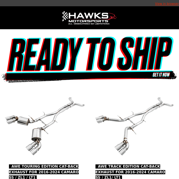 See What's New At Hawks Motorsports - January 5