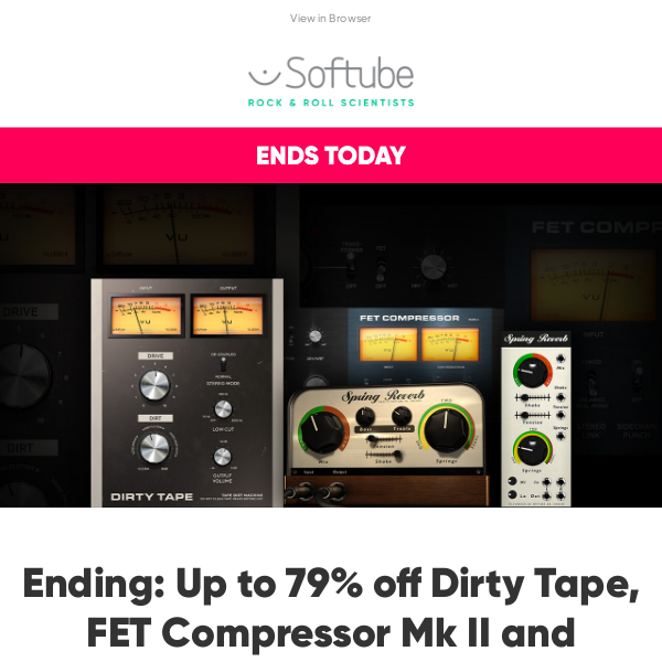 🔐  Locking up: Dirty Tape, FET Compressor Mk II and Spring Reverb