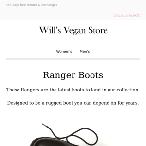 New Ranger Boots