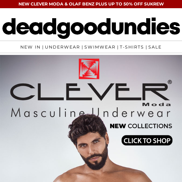Discover New Clever Moda & Olaf Benz Collections! Up to 50% Off on Sukrew -  Dead Good Undies