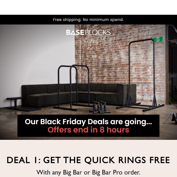 Our BFCM deals are ending soon.