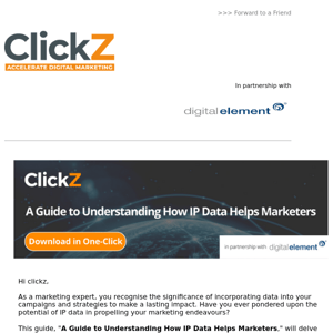 ClickZ, boost your campaigns with IP data insights
