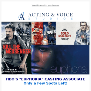 🚨 Alert: HBO EUPHORIA Casting Associate!