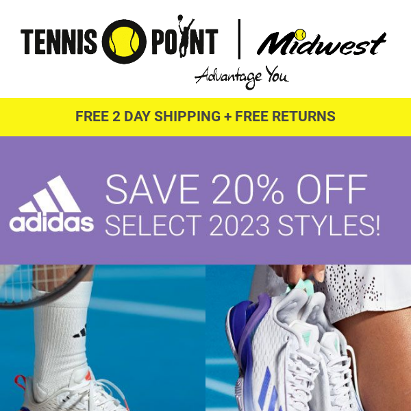 Save 20% off Select 2023 adidas Shoes!👟