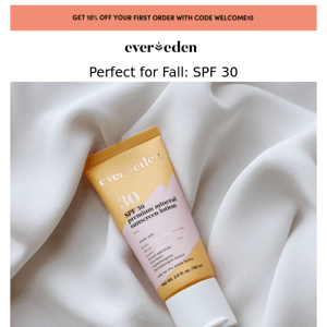 What SPF is right for fall?