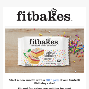 Fitbakes Uk, start the month with FREE cake🍰