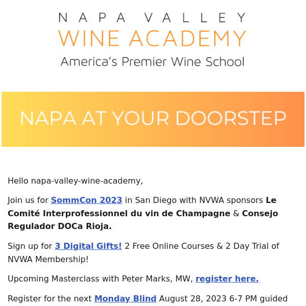 A Masterclass with Peter Marks, MW on NAPA VS. SONOMA: A BLIND TASTING & WSET Level 3 Exam Workshop!