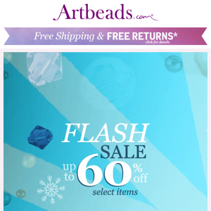 3 DAYS ONLY ⚡ FLASH SALE - Up to 60% Off Select Beading Supplies!