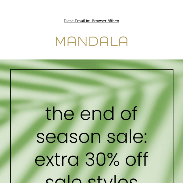 Extra 30% off sale is on (yes, really)