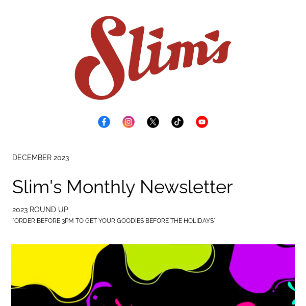 ⭐️ Slim's Detailing Newsletter 🎅