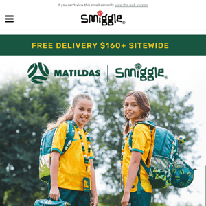 Have you shopped our world first Smiggle x Matildas collection?