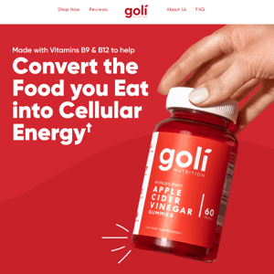 Convert The Food You Eat to Cellular Energy!*