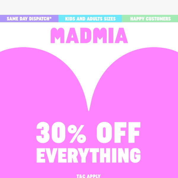 📣30% OFF EVERYTHING!💕